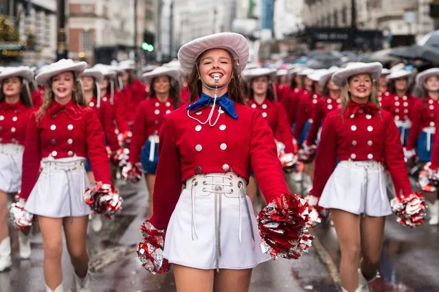 Kilgore College Rangerettes performing at London New Year Day Parade January 2025