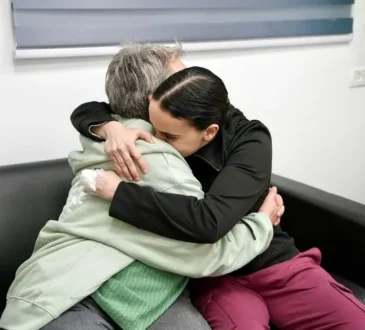 Emily Damari and mother Mandy embrace after her release from Hamas captivity Israel