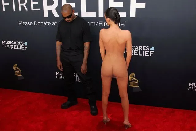 Kanye West and Bianca Censori attend 67th Annual Grammy Awards Los Angeles
