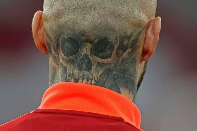 Slovan goalkeeper Matus Macik trains in Munich ahead of Champions League match Bayern January 2025