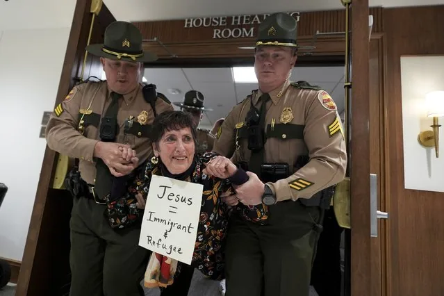 Michelle Flynn removed by State Troopers from Tennessee House immigration committee meeting